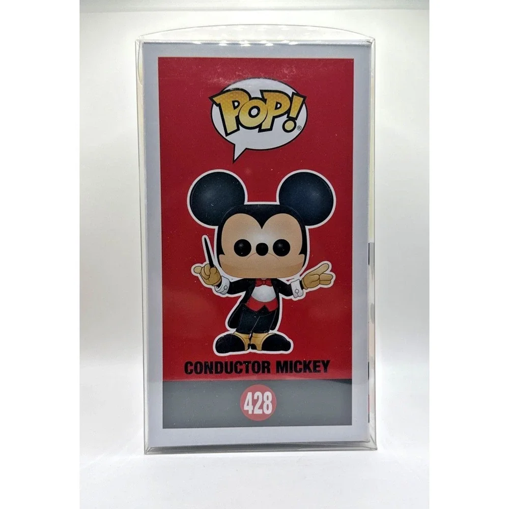 Conductor Mickey Disney 90 Years The True Original Funko Pop #428 in Protector